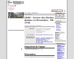 CEAO - Centre des Etudes Arabes et Orientales - EA 1734