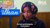 Ilhan Omar, l'une des premières femmes musulmanes élues au Congrès américain.mp4