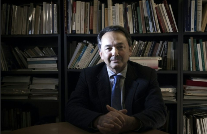 Le politologue Gilles Kepel à l'Institut d'études politiques de Paris, le 24 janvier 2012 Photo JOEL SAGET. AFP