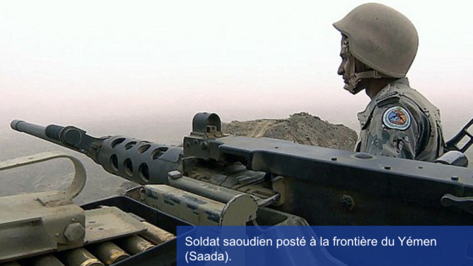 Soldat saoudien posté à la frontière du Yémen (Saada). Djamil Bassil/Al Jazeera.