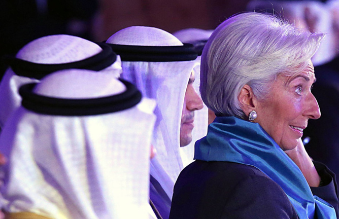 En novembre 2015, Christine Lagarde, directrice générale du Fonds Monétaire International, a assisté à une conférence internationale sur la finance islamique. Une finance dont la stabilité lors de la crise financière de 2008 est source de réflexions. - © YASSER AL-ZAYYAT - AFP