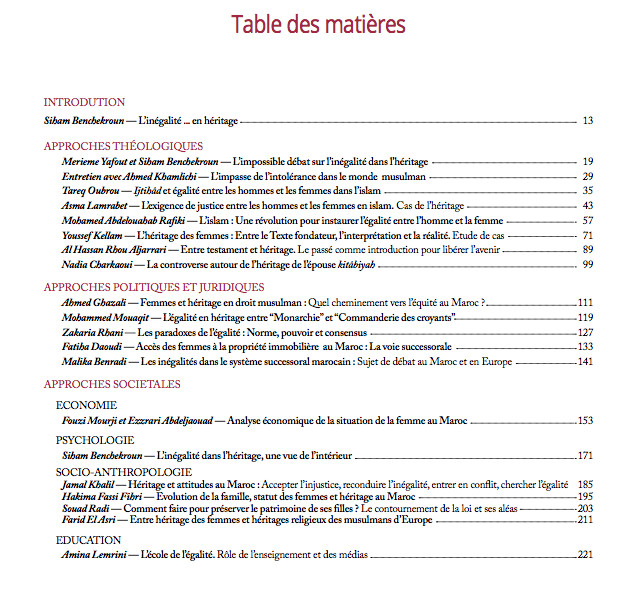 L'héritage des femmes L'héritage des femmes