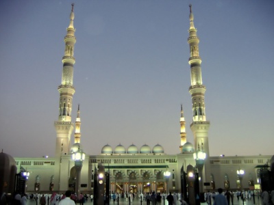 Mosquée al Nabawi à Médine. Mosquée al Nabawi à Médine.