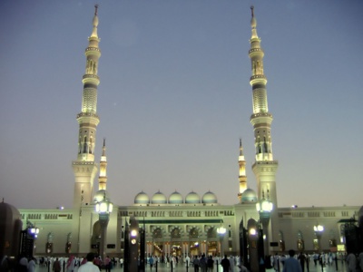 Mosquée al Nabawi à Médine.