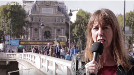 Mathilde Larrère. Crédit photo Arrêts sur Images