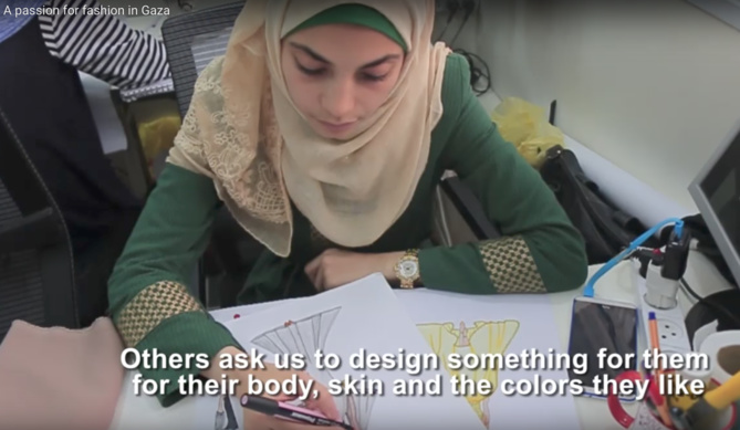 Une passion pour la mode à Gaza (The Electronic Intifada) Une passion pour la mode à Gaza (The Electronic Intifada)