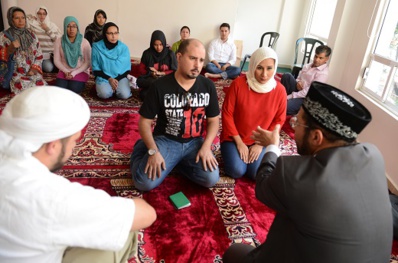 Cérémonie de mariage dans la ville de Mexico. Cérémonie de mariage dans la ville de Mexico.