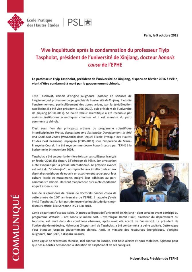 Ouïgours : "C’est peut-être un génocide d’un genre nouveau qui se déroule sous nos yeux" Ouïgours : "C’est peut-être un génocide d’un genre nouveau qui se déroule sous nos yeux"