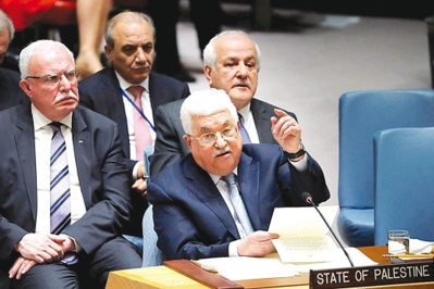 ahmoud Abbas s’exprimant devant le Conseil des Nations unies, New York / Photo : D. R.