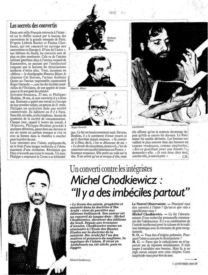 Michel Chodkiewicz (1929-2020) - Itinéraires Michel Chodkiewicz (1929-2020) - Itinéraires