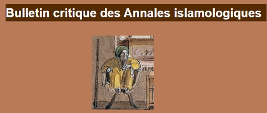 Parution : « Bulletin critique des Annales islamologiques » 35 (2021)