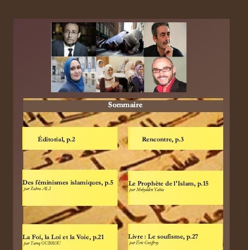 La Revue numérique  « Les Cahiers de l'Islam »  - N°1/Août 2013 
