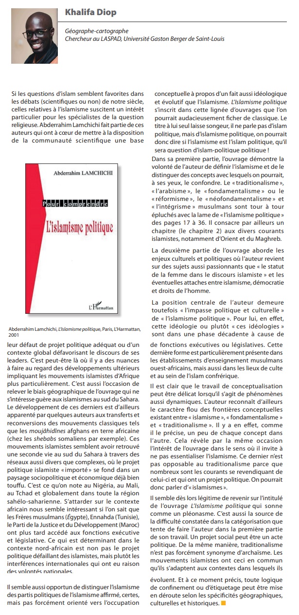 Revue Afrique(s) en mouvement - 3ème numéro