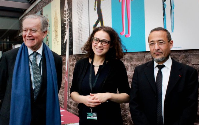 Pierre Morel, Delphine Horvilleux et Tareq Oubrou au Forum de Rennes, le 11 avril 2014. (Photo Lila Haffaf) Pierre Morel, Delphine Horvilleux et Tareq Oubrou au Forum de Rennes, le 11 avril 2014. (Photo Lila Haffaf)