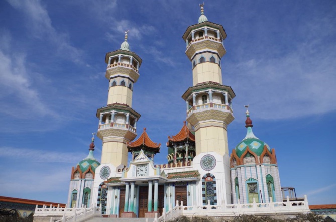 Le bâtiment principal du complexe architectural de Honggangzi. Crédit photo : François Dubé Le bâtiment principal du complexe architectural de Honggangzi. Crédit photo : François Dubé