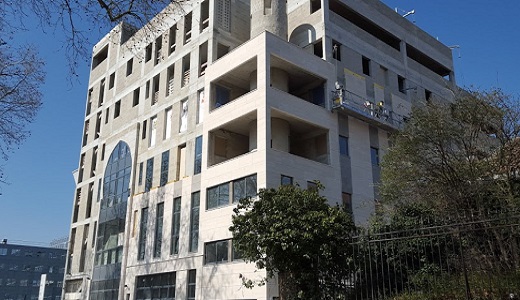 Construction Mosquée & institut Ibn Badis à Nanterre. Source inconnue