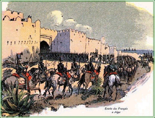Entrée des troupes françaises dans Alger par la porte