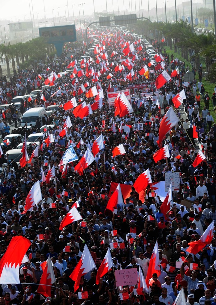Révolution arabe, Barhrein.