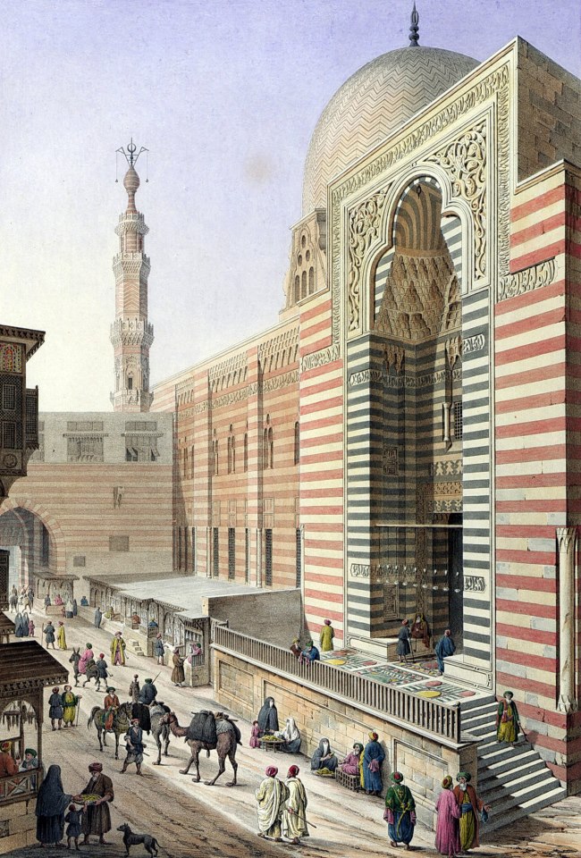 Complexe du sultan Muayyad. Pascal Coste - XIXe