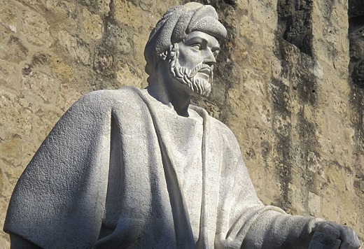 Statue d’Averroès à Cordoue © Rambaud/IMA