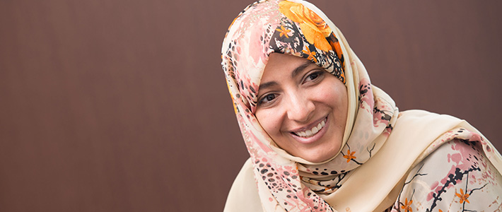 Pionnières par-delà les chaînes. Tawakkol Karman, prix Nobel de la paix