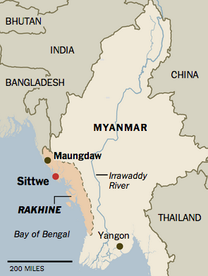 Message de la politique du Myanmar à l'intention des musulmans: Sortez.