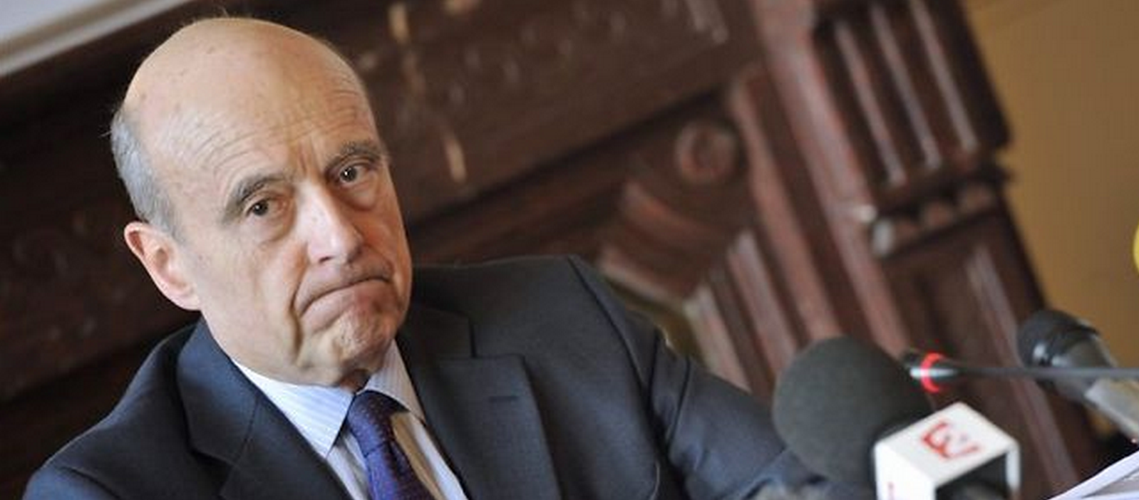 Alain Juppé à la mairie de Bordeaux, le 2 mars. © MEHDI FEDOUACH / AFP