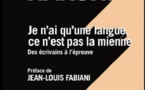 Je n'ai qu'une langue et ce n'est pas la mienne