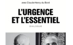 L'Urgence et l'Essentiel. Vers un nouvel humanisme