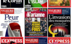 Hollande, Sarkozy, immobilier, islam : explorez un an de couvertures d’hebdomadaires français