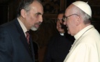 Rencontre avec Mustapha Cherif à la suite de son entretevue avec le Pape François